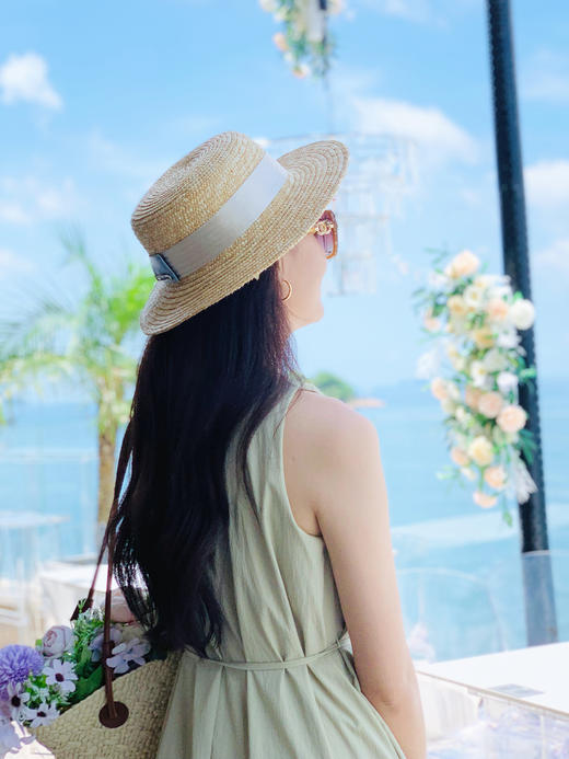 【百图lulu定制】【海岛日记连衣裙】圆领 无袖 本布腰带 连衣裙 商品图8