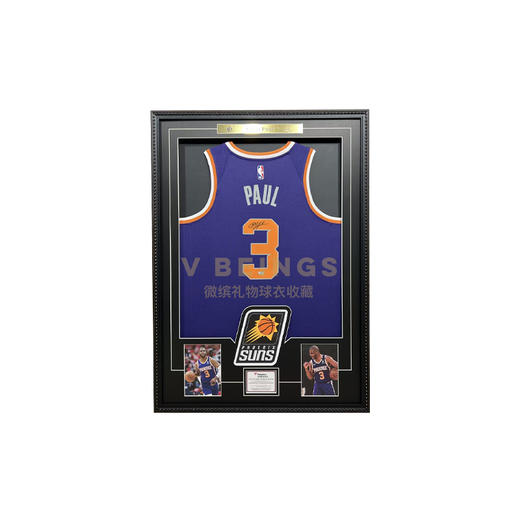 收藏系列 保罗 太阳队3号紫色 亲笔签名球衣 商品图0