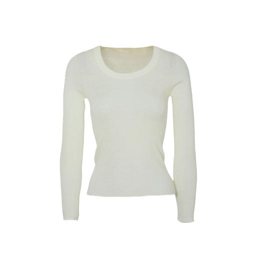 两三事轻吻密色Ⅴ2023秋季新款常规百搭纯色多色针织衫保暖羊毛衫 商品图1