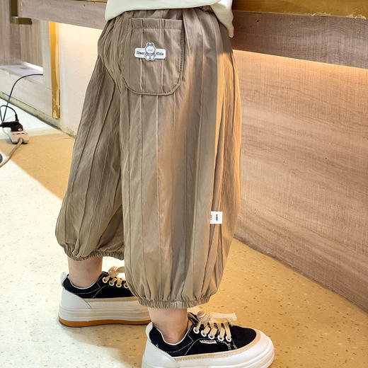 超值2件任选【亲肤透气，舒适有形！】2024新款儿童夏季薄款七分裤男女童，宽松洋气阔腿裤宝宝韩版灯笼裤-lm！-QQ 商品图0