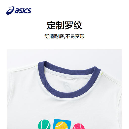 ASICS/亚瑟士童装2024年夏新款吸湿速干遮热抗菌趣味棉感短袖T恤 商品图2