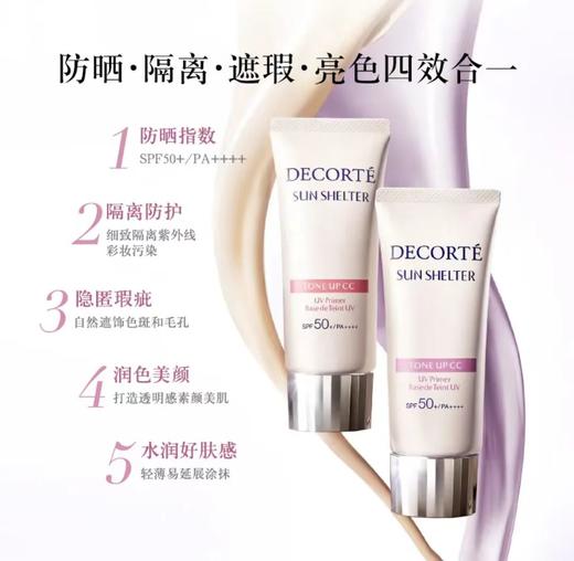 黛珂防晒CC霜多重防护素颜霜防晒隔离35g#01 商品图1