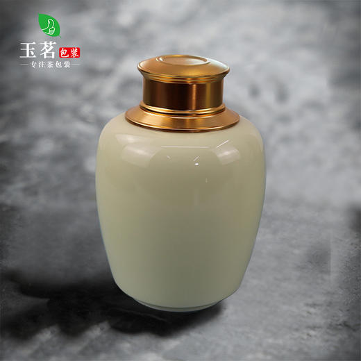 茶字【龙泉青瓷.二两半.米黄】30元1个.满24个包邮 商品图2