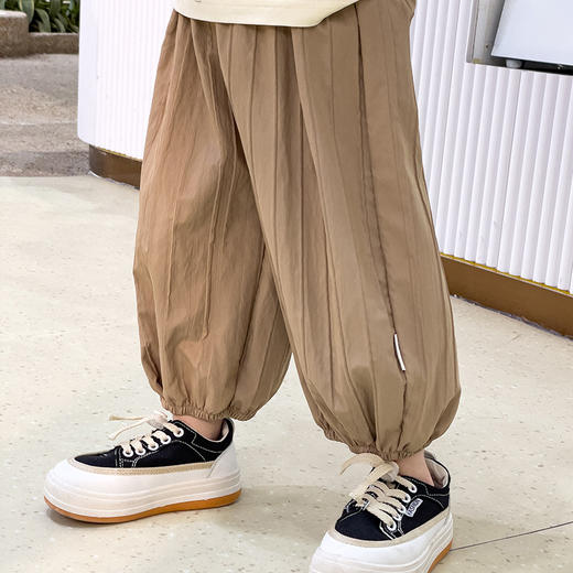 超值2件任选【亲肤透气，舒适有形！】2024新款儿童夏季薄款七分裤男女童，宽松洋气阔腿裤宝宝韩版灯笼裤-lm！-QQ 商品图3