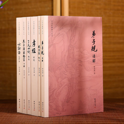 中华经典研习丛书（全6册）弟子规通解、感应篇略说、孝经讲记、了凡四训精读、朱子治家格言句解、女论语说：钟茂森教授逐句解读，语言平实、深入浅出、义理深奥，一套让您真正能读懂、得受用的中华传统文化入门读本 商品图1