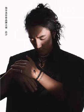 【此沙同款】施华洛世奇Swan黑色天鹅项链