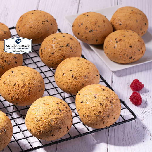 【山姆】Member's Mark 原味麻薯面包24个 商品图0