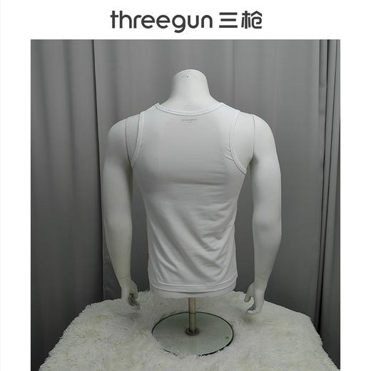 Threegun三枪 【高支新疆长绒棉】男士打底背心-30611A611 商品图5
