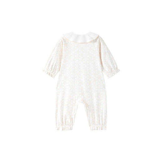 英氏连体蛤衣新款琥珀春秋翻领可爱哈衣双35纯棉襟蛤YLAAJ0P038A 商品图1