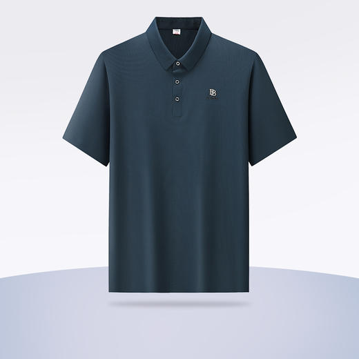 【新款DLS】大依优型大码短袖Polo衫翻领加肥加大男士大号弹力透气舒适夏季半袖 商品图0