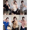 【宽松版型，敲击显瘦！】polo领纯欲显瘦T恤螺纹棉，无束缚纸片人冰凉吸汗百搭短袖，清新又百搭还能遮小肉肉-lm！ 商品缩略图0