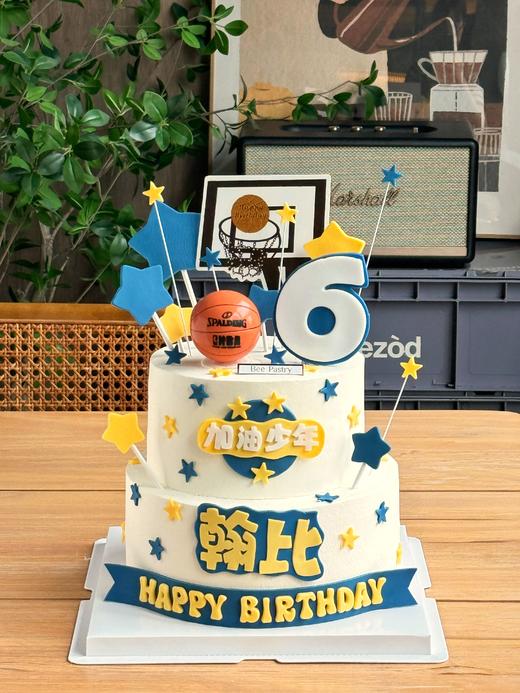 篮球蛋糕H款 加油少年双层 商品图0