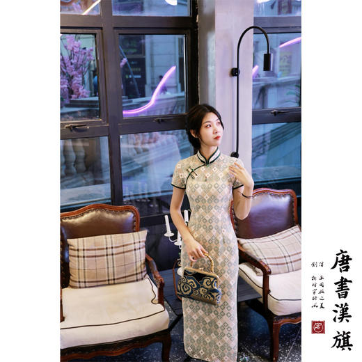 【东厢月】民国复古蕾丝改良旗袍新中式 商品图1