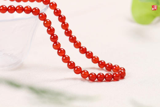 【扶疏】红玛瑙珠串，珠径：6.3mm 商品图4