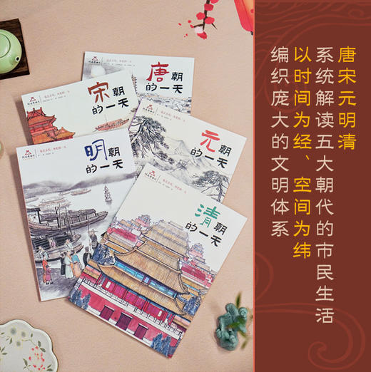 一起去古代：历史的一天（全5册）赠送“知识拓展”墙书+明信片 +书签 商品图8