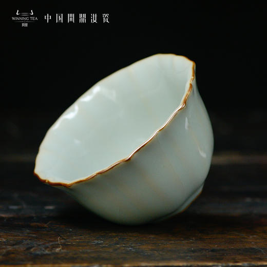 问鼎汝瓷鼎峰系列天青老款沐菊杯 商品图2