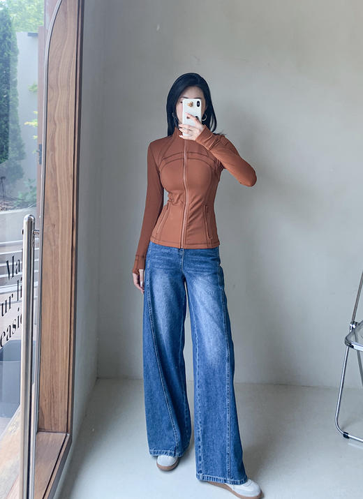 现货 THS -无 lulu define女士运动拉链夹克 瑜伽外套 4色 BF1006 商品图9