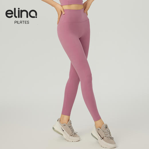 elina一恋2024新款5A抗菌无尴尬线瑜伽健身九分裤AD1583 商品图11