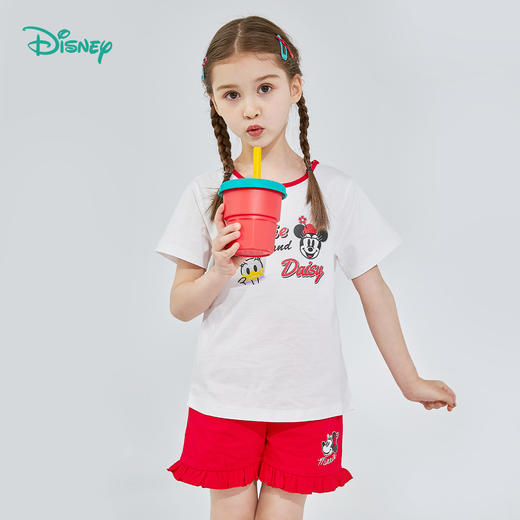 【迪士尼正品套装任选2套】男女童夏装萌趣运动休闲套装 商品图5
