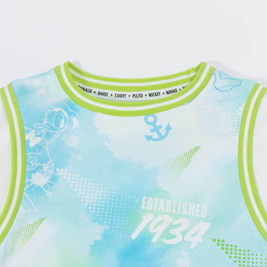 【唐老鸭90周年】迪士尼男宝短袖冰丝透气套装ZD2DT051 商品图3