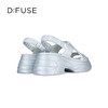 D:FUSE迪芙斯2024夏季新款松糕厚底不对称膨胀感罗马凉鞋DF42115218 商品缩略图6