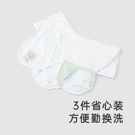 英氏婴幼儿汗垫5A抗菌纯棉垫背巾新生儿毛巾新款YMGDJ0P166A 商品图2