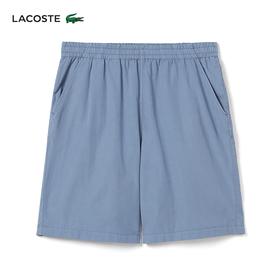【海南专供价】Lacoste法国鳄鱼男装新款短裤舒适休闲百搭抽绳短裤GH7333-98