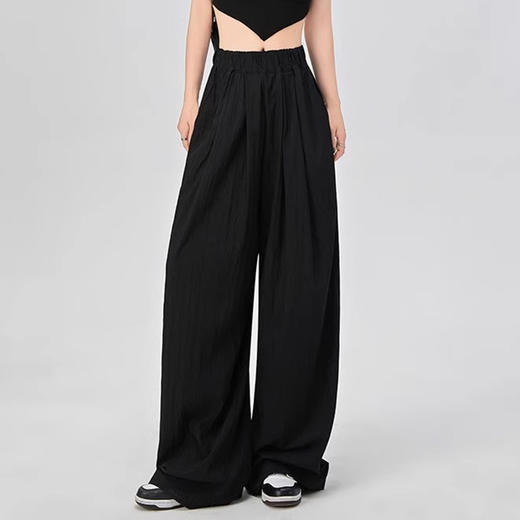 裁缝学苑AS237山本裤冰丝阔腿裤纸样女装夏季高腰垂感直筒裤样板 商品图4