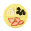 欧拉宝贝绿芽分格餐盘-柠檬黄 商品缩略图0