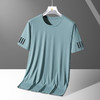 【Q】【冰丝速干】【新款DSY】大依优型大码圆领短袖T恤夏季加肥加大肥佬休闲宽松透气上衣男士半袖夏装 商品缩略图2