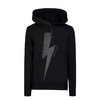 NEIL BARRETT 尼奥.贝奈特 男士闪电徽标印花连帽卫衣 黑色 BJS413F H510P 0101 商品缩略图0