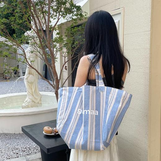 geemaa  “条纹假日”大容量托特包 商品图0