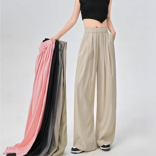 茧墨 冰氧禅意皱皱山本阔腿裤 商品图3