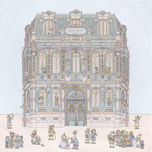 新款法国Atelier Choux 婴儿棉纱布包巾抱巾 商品图5
