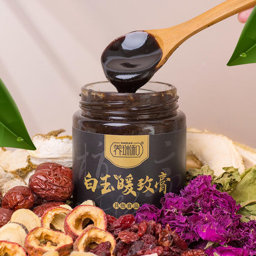 【白玉暖玫膏】重瓣红玫瑰 元气膏方 红润好颜 300g/瓶 商品图0