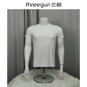 Threegun三枪 【凉感木代尔】圆领短袖男士T恤衫打底衫-2L083A021