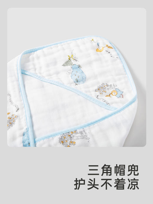 英氏婴儿抱被男宝女宝抗菌包被2024四季款包巾YMJBJ0Q083A 商品图2