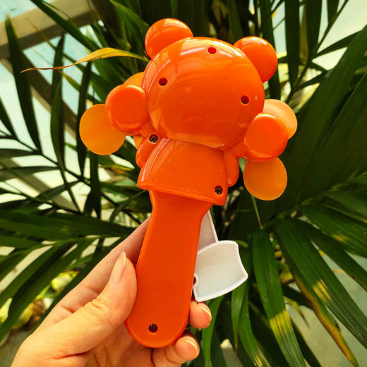 29.9/任选2款【夏日好搭档 轻轻一压清风徐来~】卡通双头双风叶手压风扇 可爱户外便携小风扇 不伤手儿童风扇-QQ 商品图1