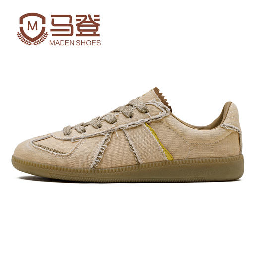 【马登】荒漠沙丘复古德训鞋男夏季新款小众帆布休闲运动轻便软底板鞋 商品图5