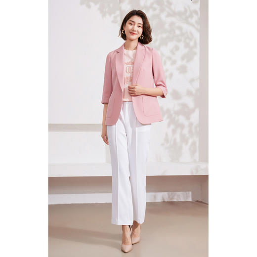 乔万尼西装外套女气质名媛高级感新款七分袖EM2B715 商品图2