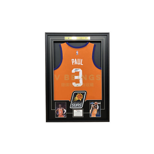 收藏系列 保罗 太阳队3号黄色 亲笔签名球衣 商品图0