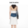 [断码]lost in echo2024春夏新品棉布刺绣挂脖白色上衣吊带牛仔短裙套装 商品缩略图3