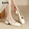 ZHR则则气质百搭包头凉鞋2024新款时尚玛丽珍单鞋ins法式珍珠女鞋 商品缩略图5