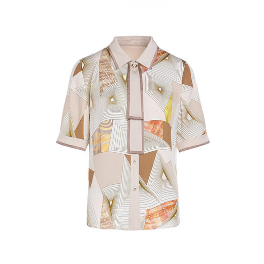 乔万尼新款短袖衬衫19mm真丝EM2C732 商品图4