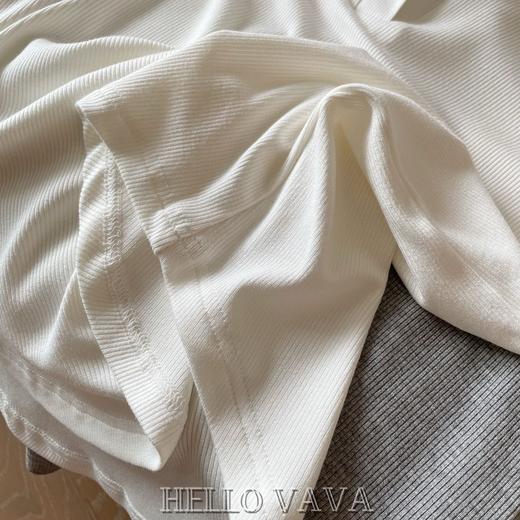 【宽松版型，敲击显瘦！】polo领纯欲显瘦T恤螺纹棉，无束缚纸片人冰凉吸汗百搭短袖，清新又百搭还能遮小肉肉-lm！ 商品图3