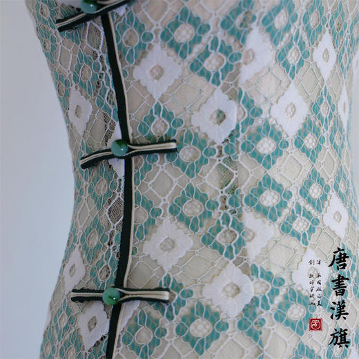 【东厢月】民国复古蕾丝改良旗袍新中式 商品图7