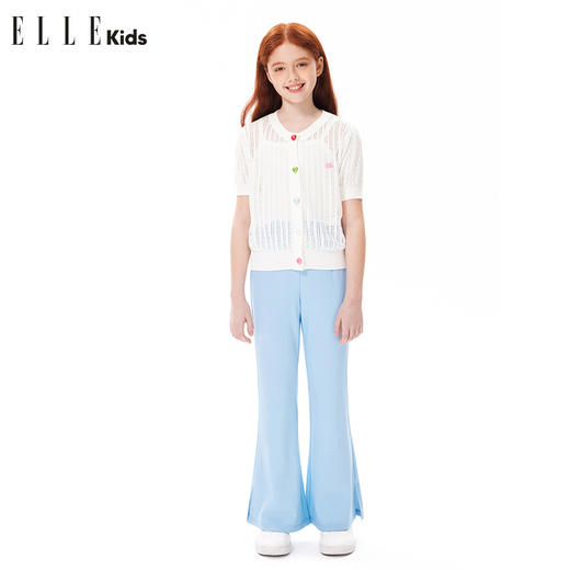 ELLEKIDS 童装 彩色扣子针织开衫 商品图2