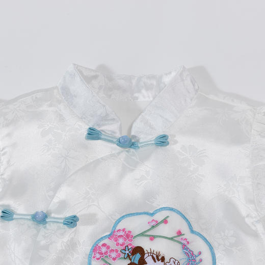 迪士尼宝宝女装新中式马面裙短袖套装ZD2DT055 商品图3