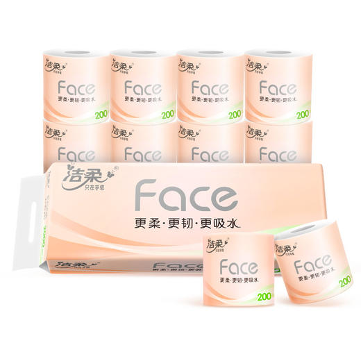 洁柔牌卫生纸(Face粉有芯)200g4层PJ214-60R(6914068036465) 商品图0