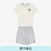 i-baby/英伦宝贝恒温抑菌针织小蘑菇短袖家居服套装 短袖短裤睡衣春夏季薄款 商品缩略图6